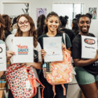 Students thankful for the generosity of Culture Shock Las Vegas (CSLV) and the DEAEF.