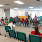 Teen Academy presentations and discussions.