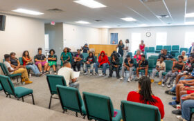 Teen Academy presentations and discussions.