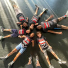 Creative photo of students at DEAEF Youth Dance Program