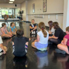 Student group in discussion