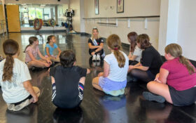 Student group in discussion