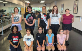 Student group at the Manchester, NH DEAEF Youth Dance Camp