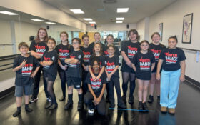 Student group at the Manchester, NH DEAEF Youth Dance Camp